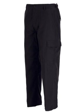 Men's Black Cargo Pants with Utility Pockets